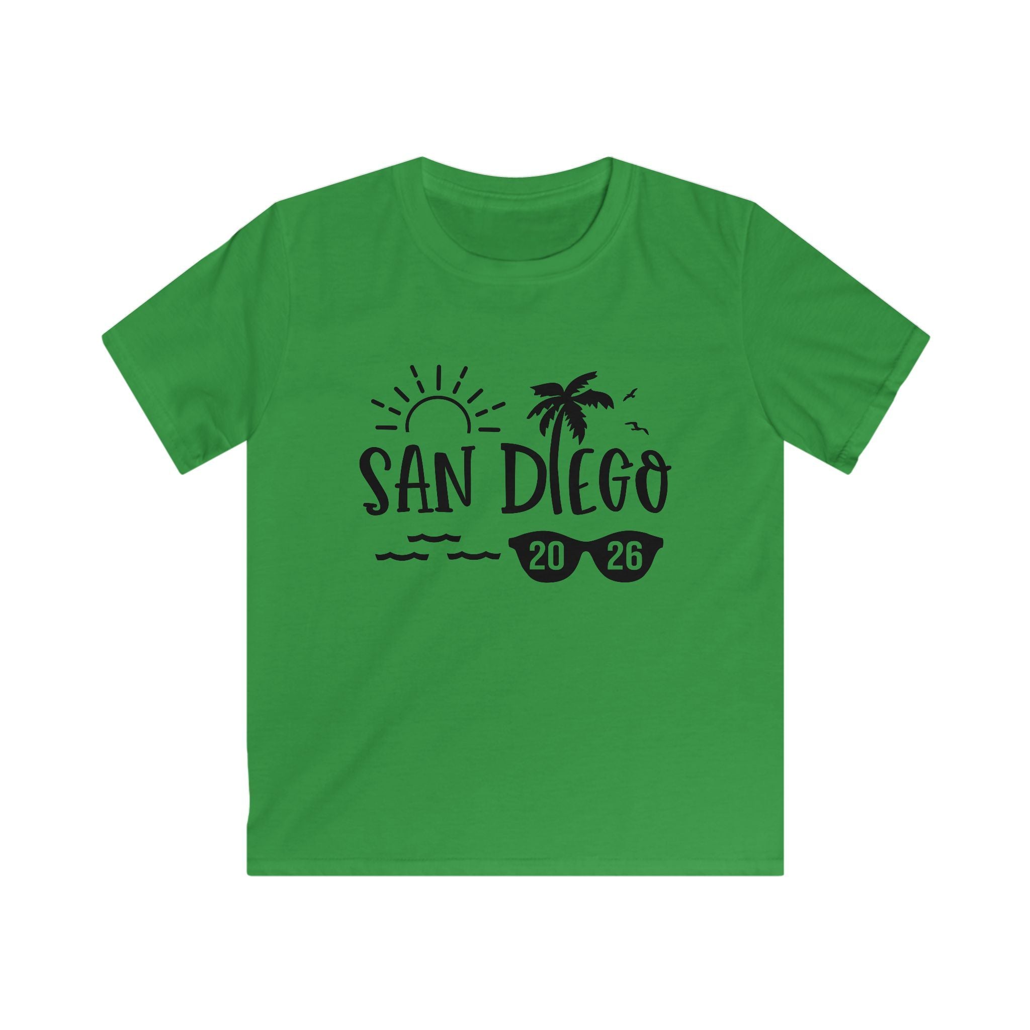 San Diego palm tree sun sunglasses 2026 Kids Tee