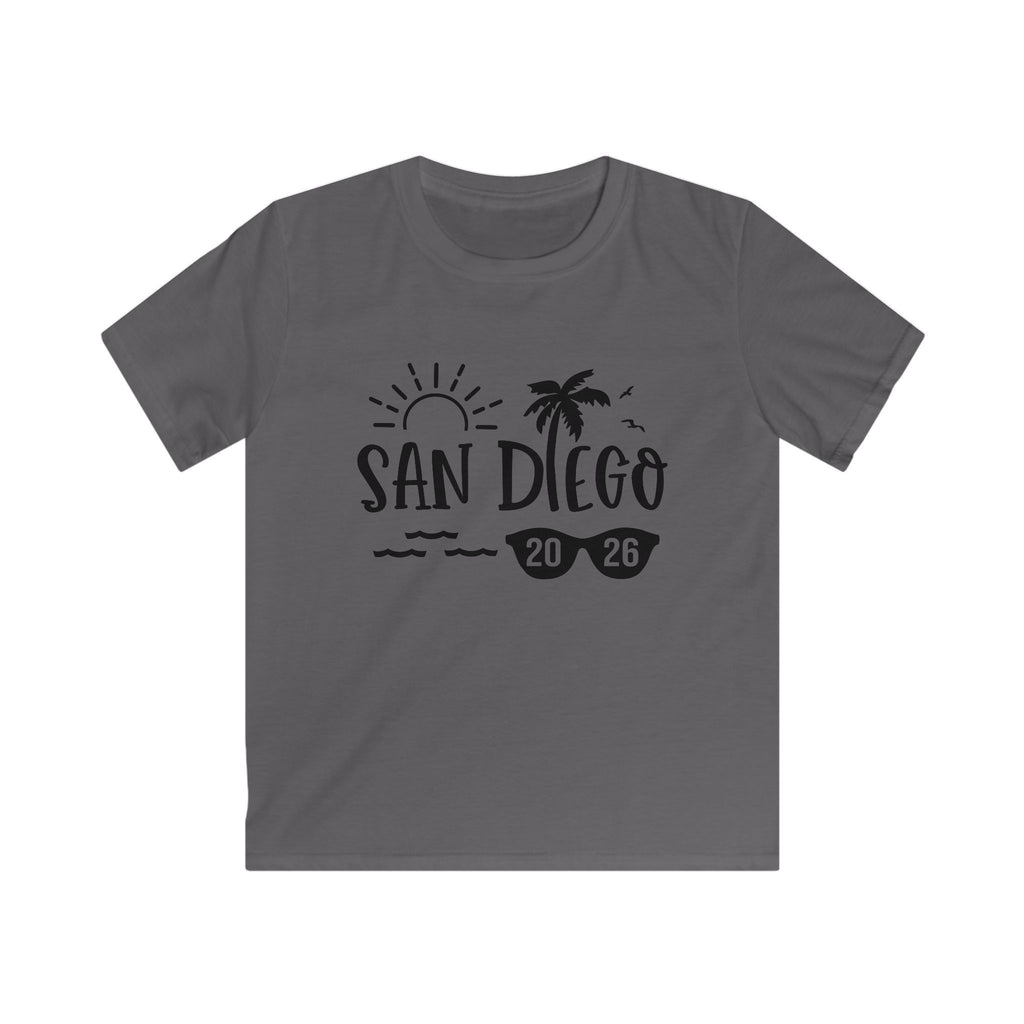 San Diego palm tree sun sunglasses 2026 Kids Tee