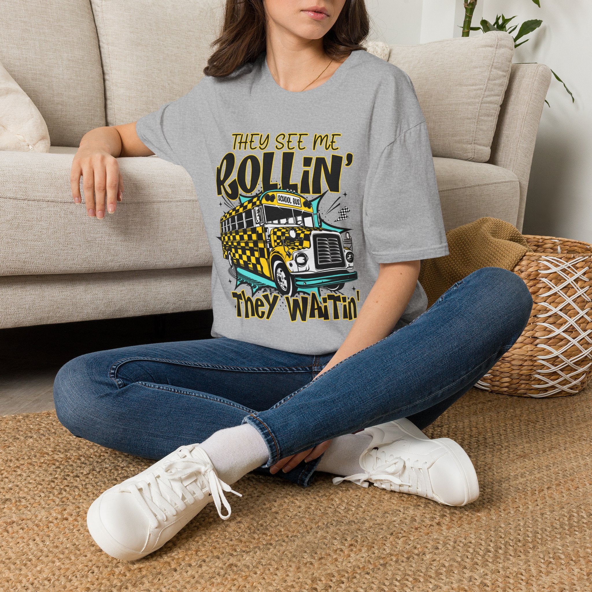 They See Me Rollin' School Bus T-Shirt