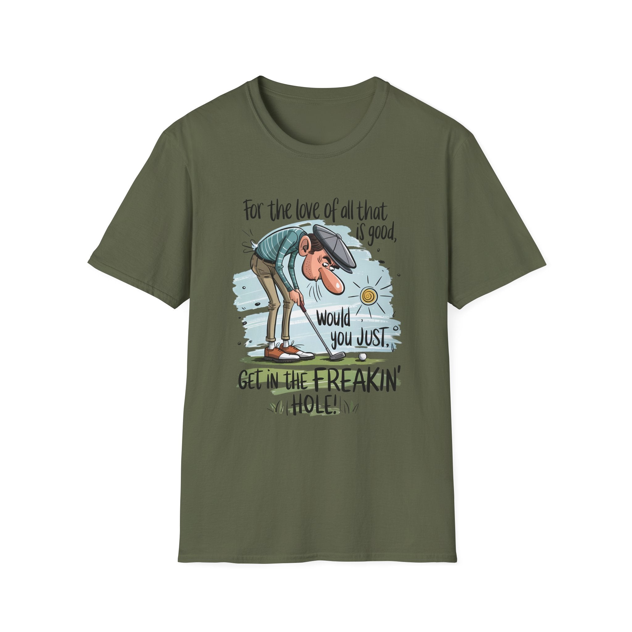 Funny Golfer Graphic Tee