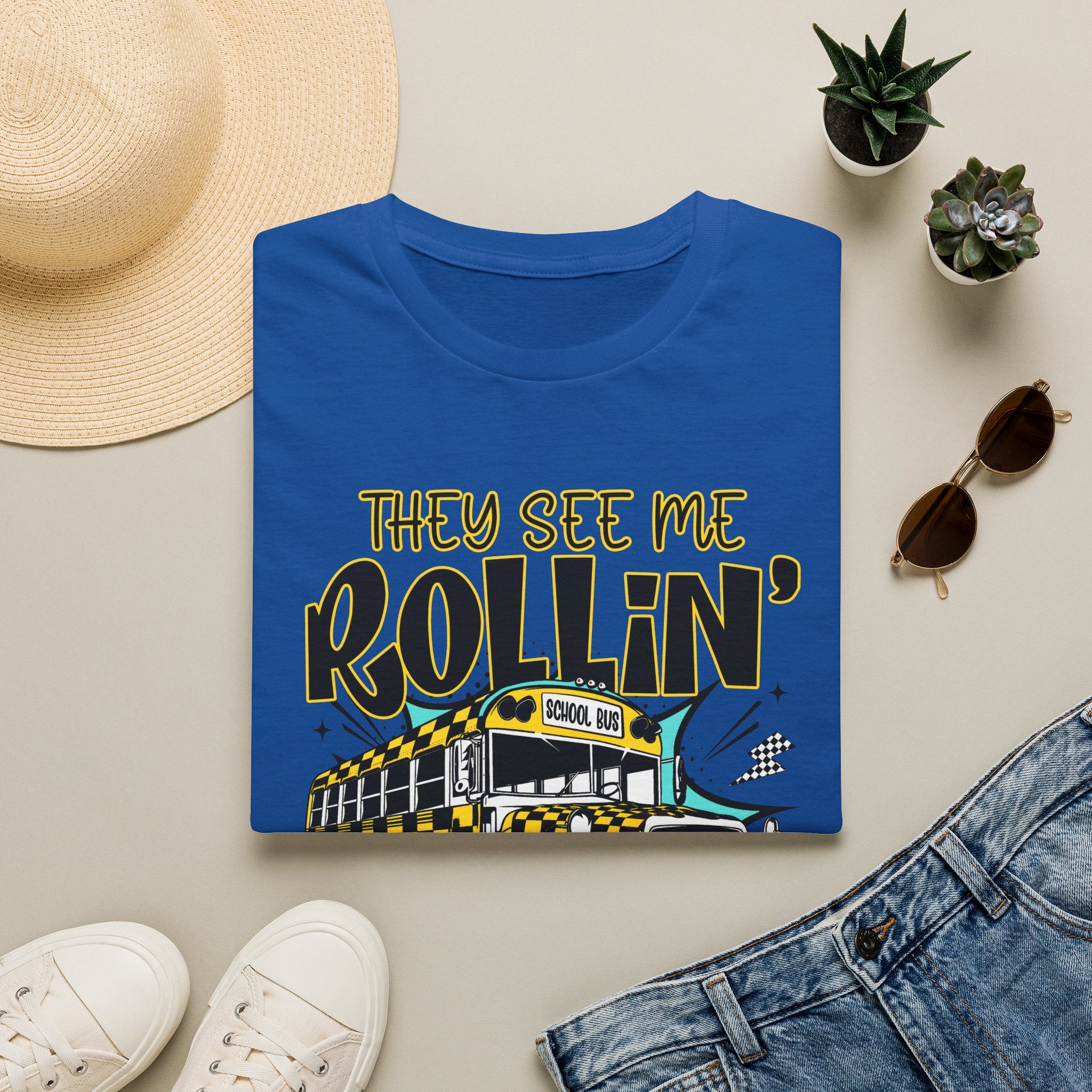 They See Me Rollin' School Bus T-Shirt
