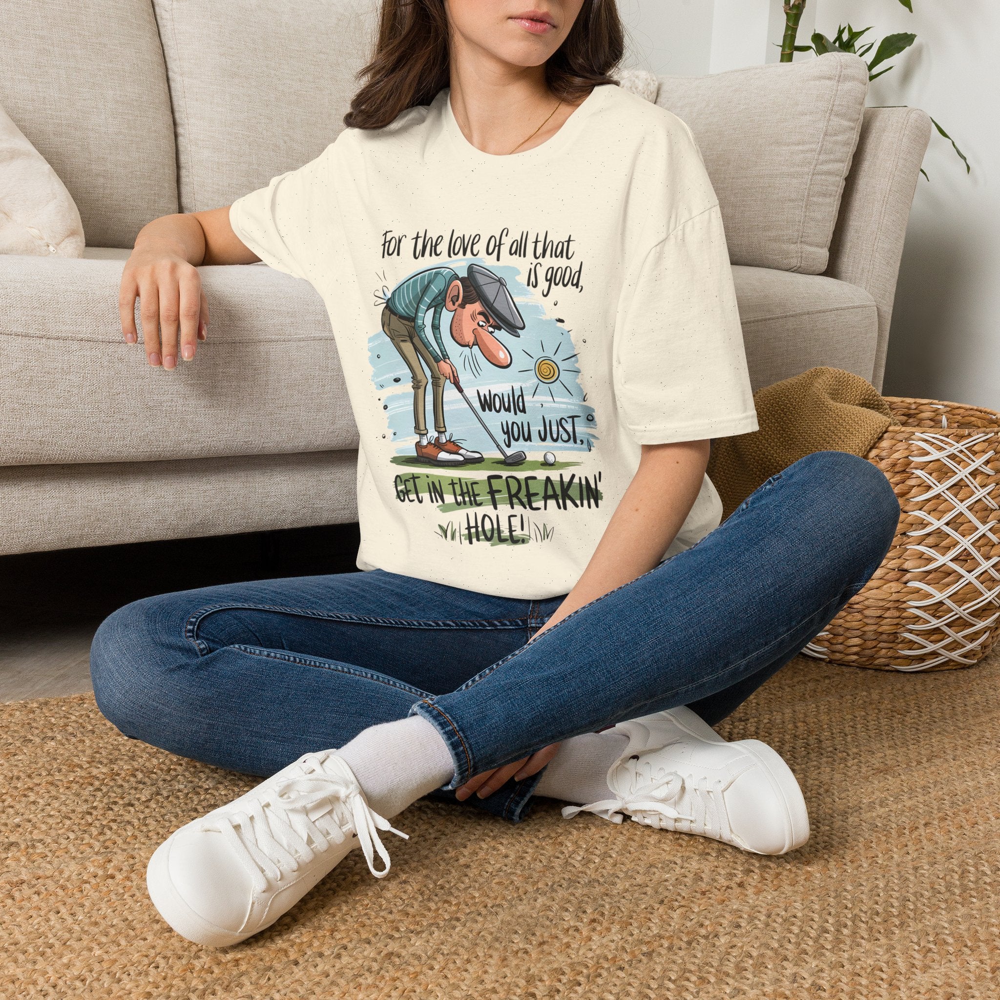 Funny Golfer Graphic Tee