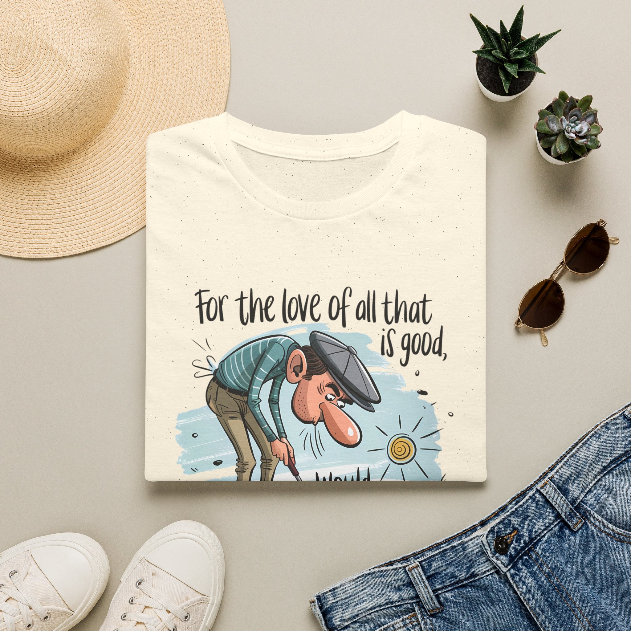 Funny Golfer Graphic Tee