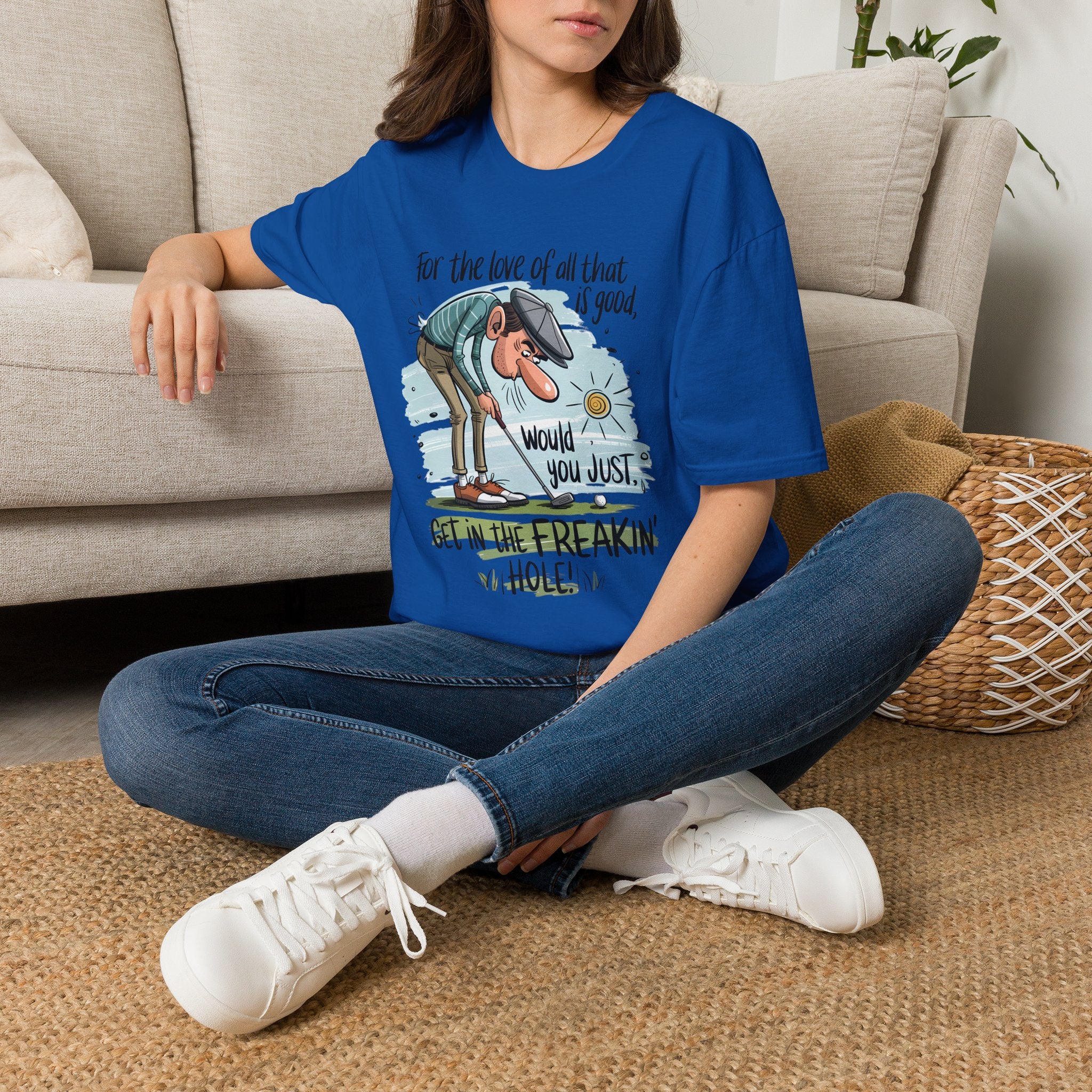 Funny Golfer Graphic Tee