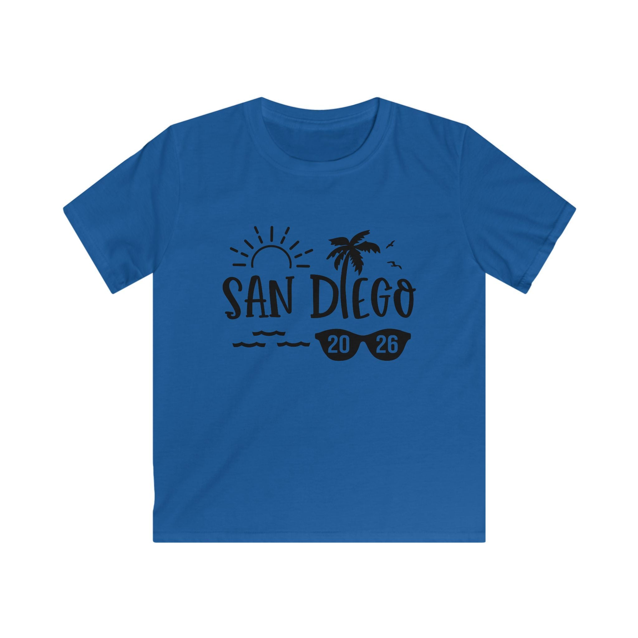 San Diego palm tree sun sunglasses 2026 Kids Tee