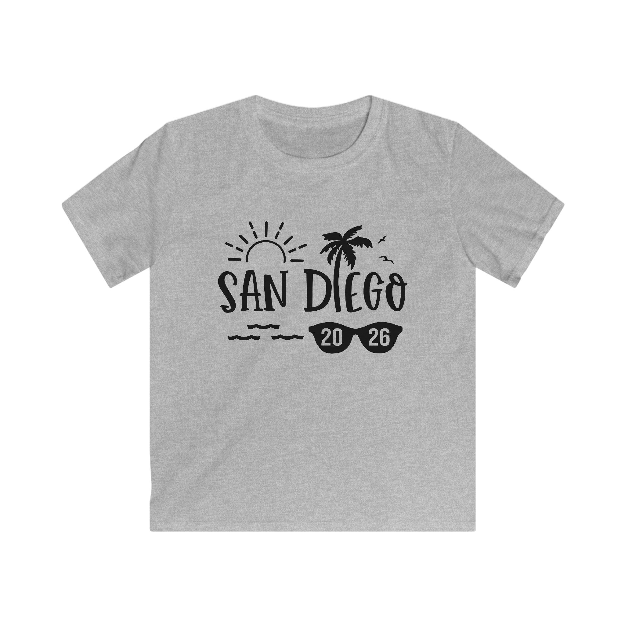 San Diego palm tree sun sunglasses 2026 Kids Tee