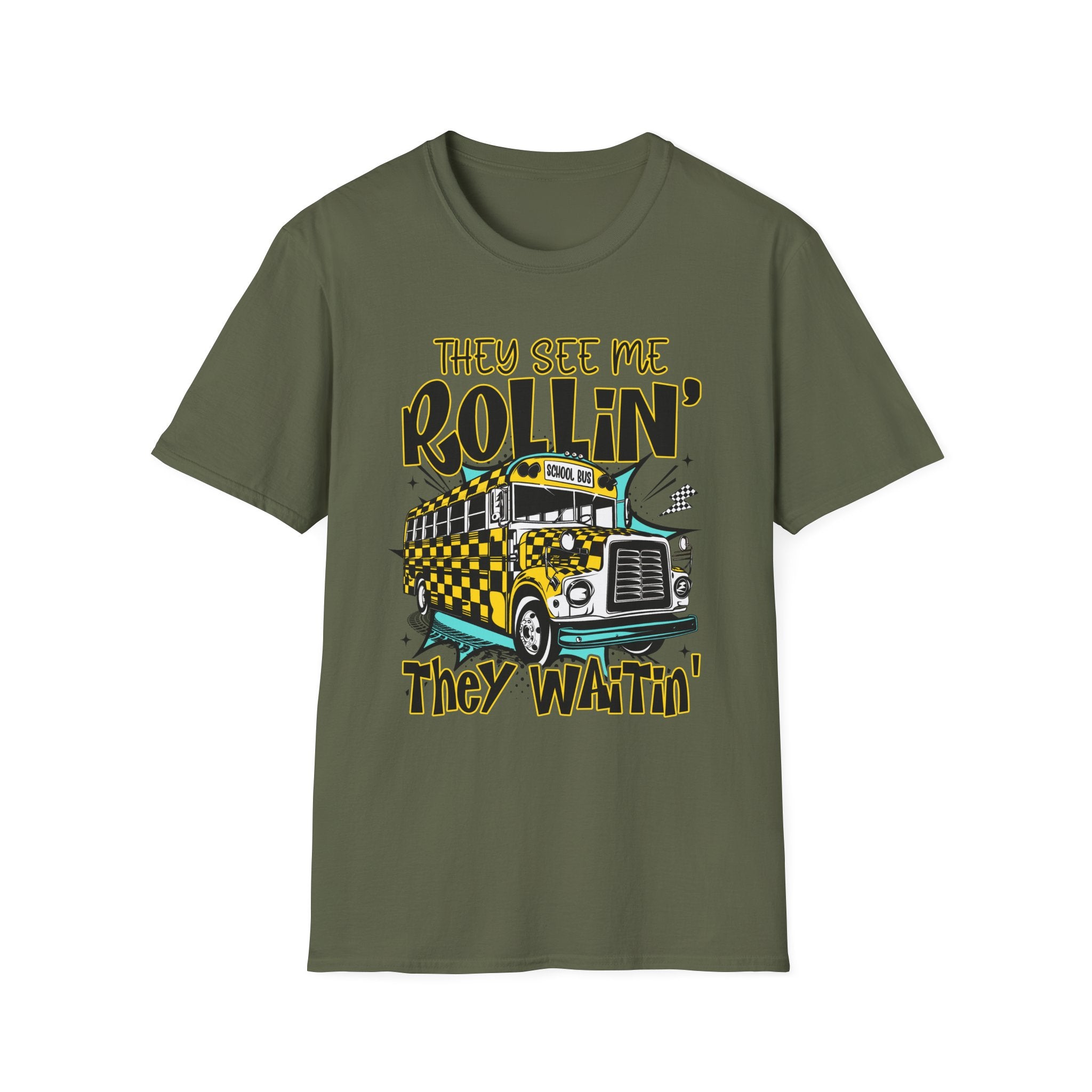 They See Me Rollin' School Bus T-Shirt