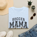 Sports Mom Tee, Soccer Ball Bow Design