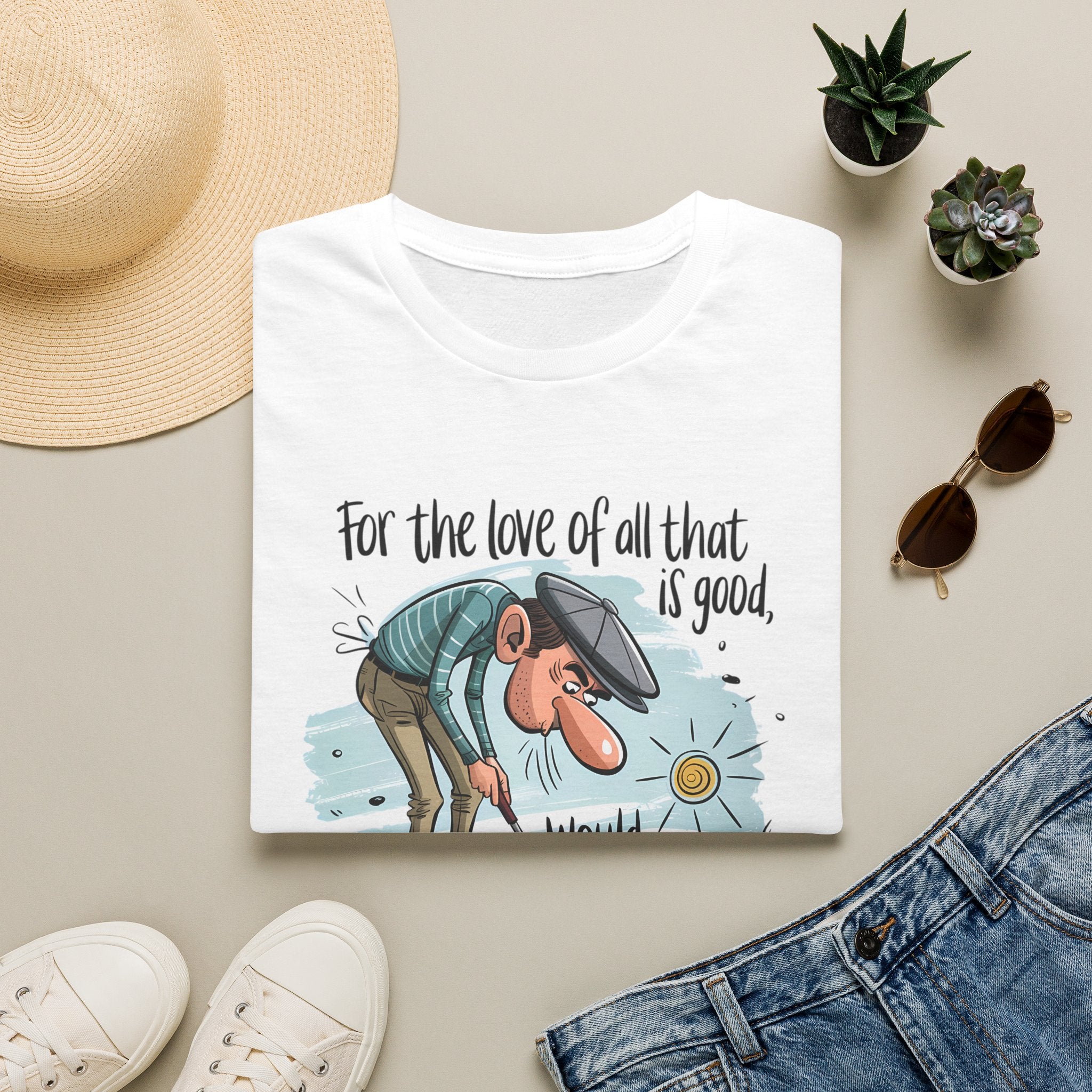 Funny Golfer Graphic Tee