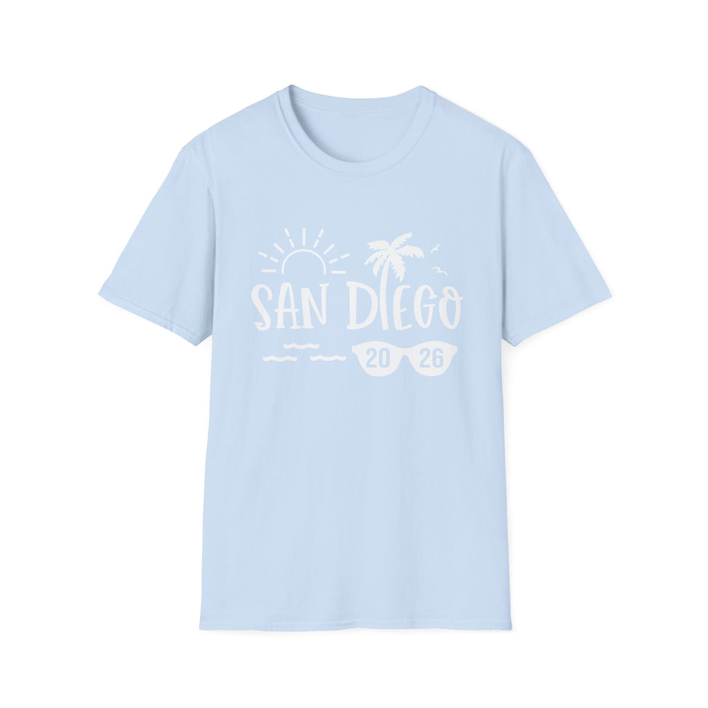 San Diego Palm Tree Beach T-Shirt