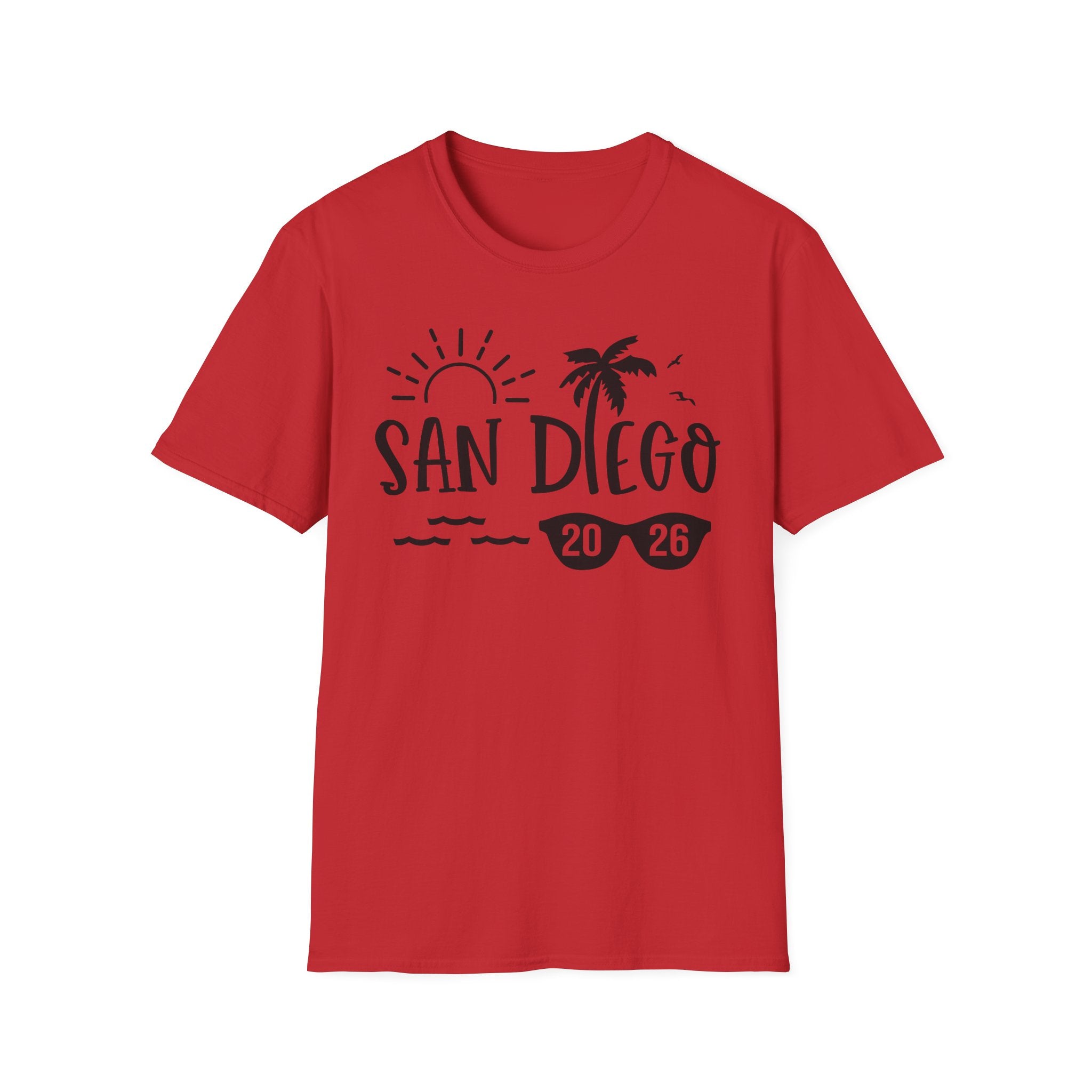 San Diego Palm Tree Sun T-Shirt