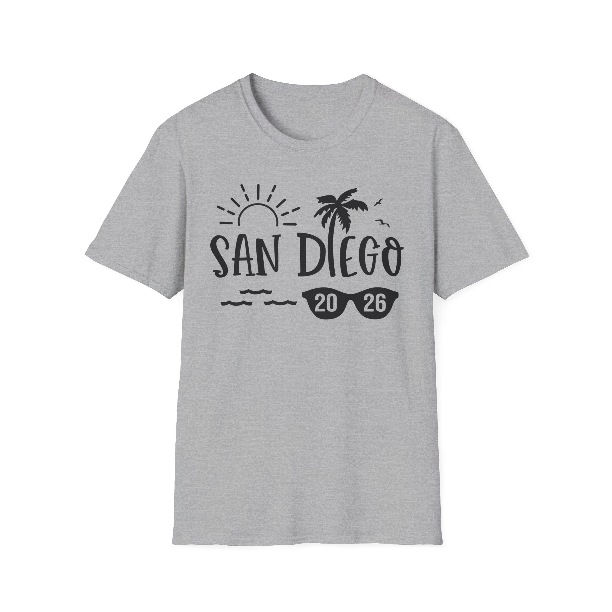 San Diego Palm Tree Sun T-Shirt
