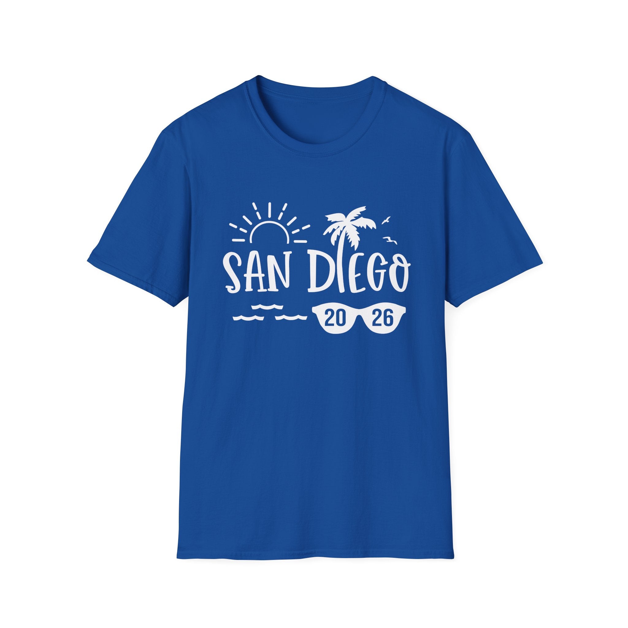 San Diego Palm Tree Beach T-Shirt