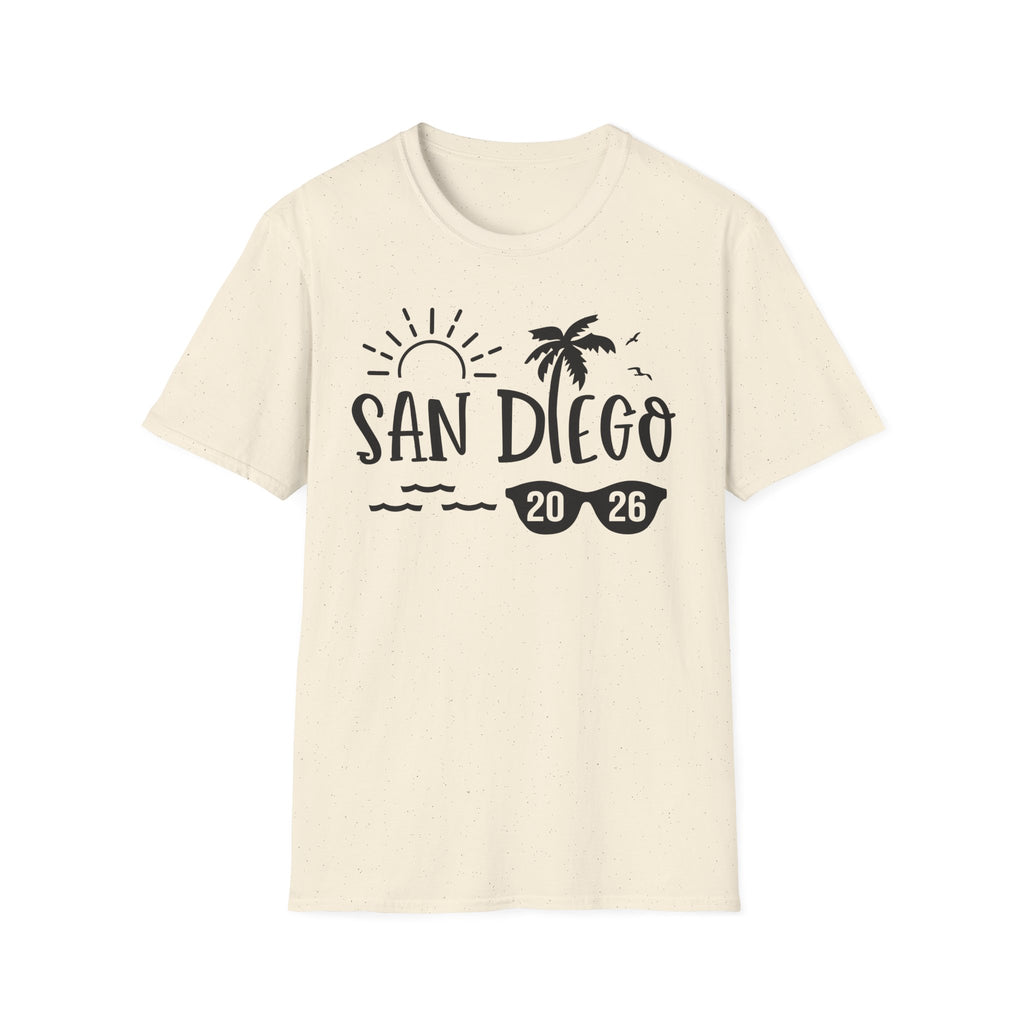 San Diego Palm Tree Sun T-Shirt