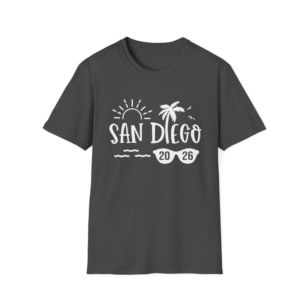San Diego Palm Tree Beach T-Shirt