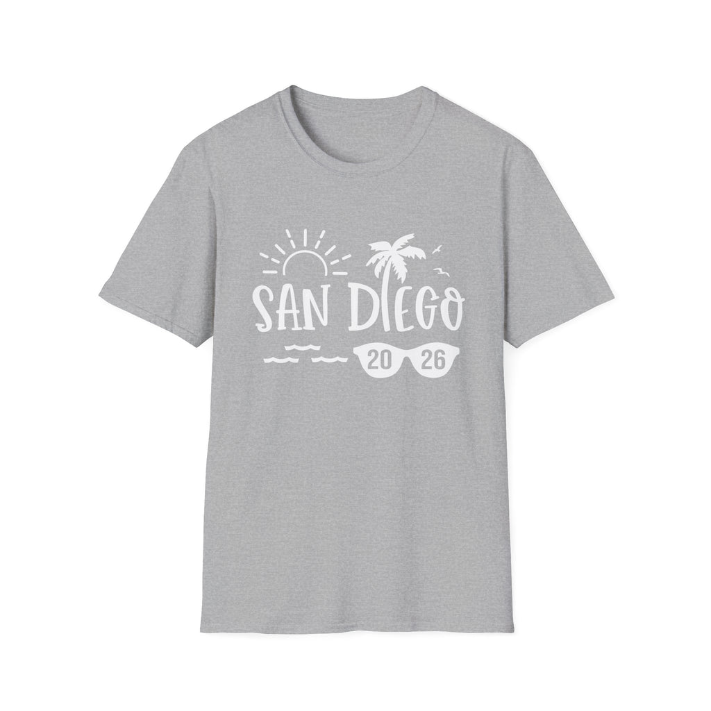 San Diego Palm Tree Beach T-Shirt
