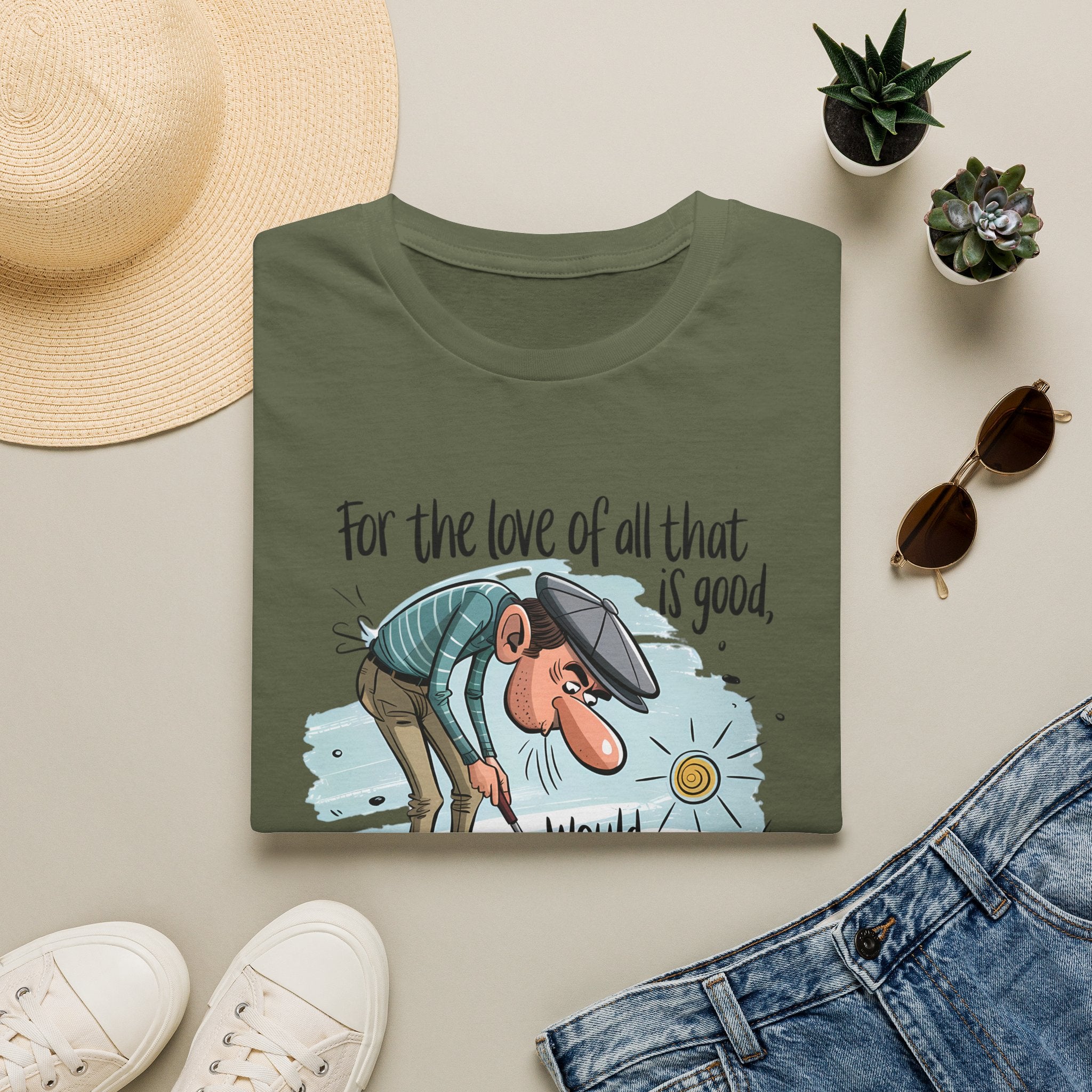 Funny Golfer Graphic Tee