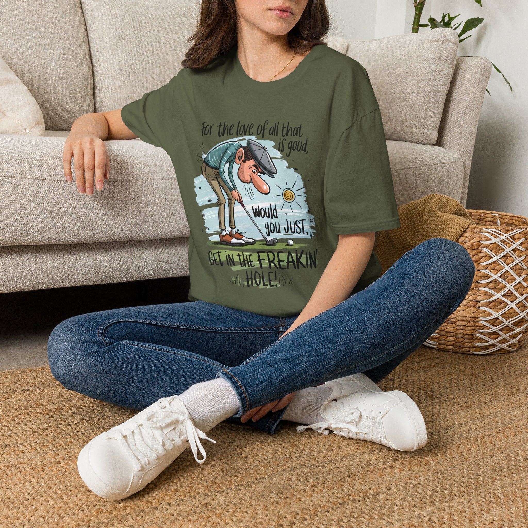 Funny Golfer Graphic Tee