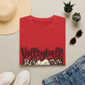 Leopard Print Volleyball Mom T-Shirt
