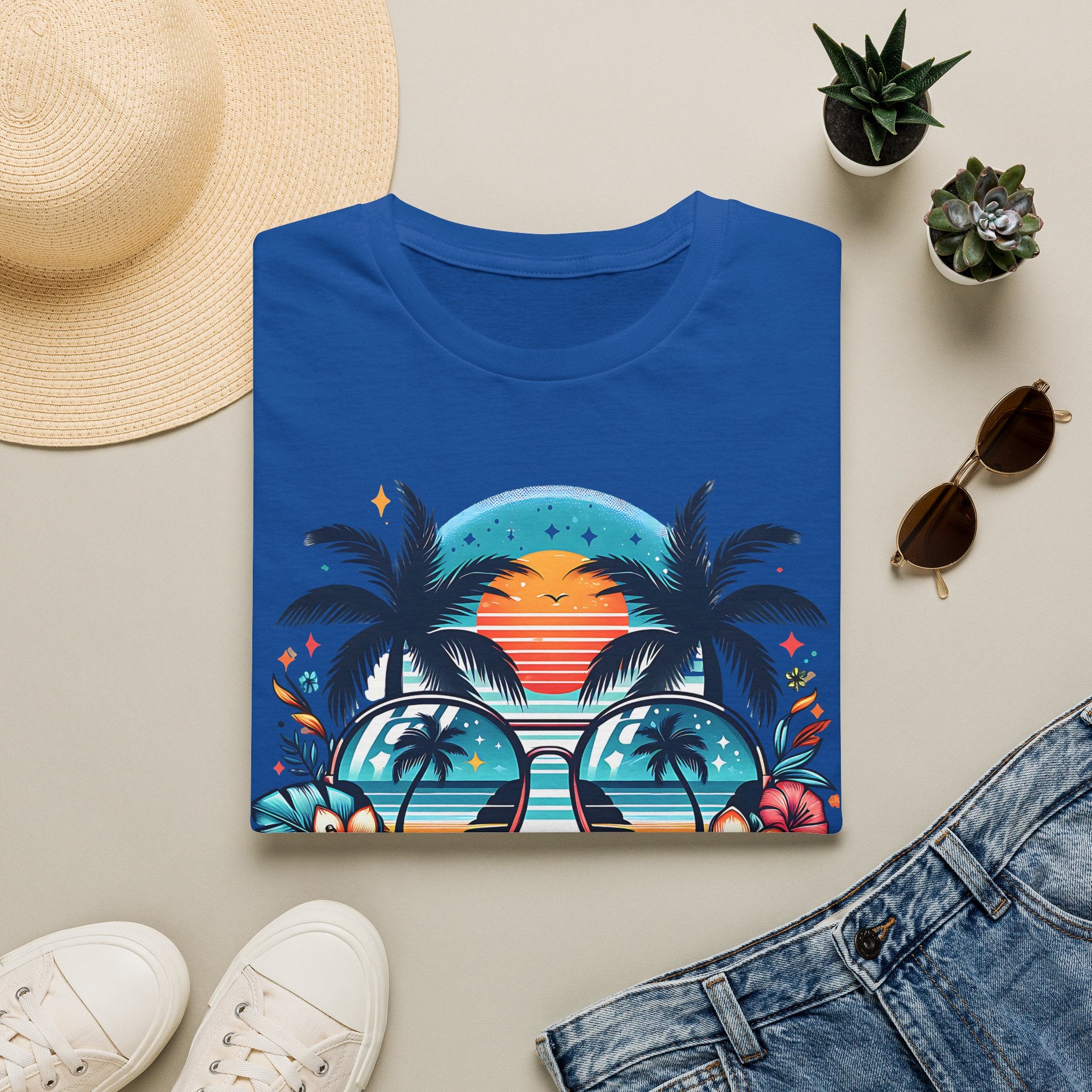 Tropical Sunset Family Vacation 2026 T-Shirt
