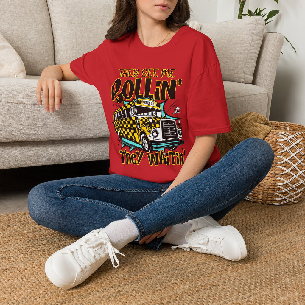 They See Me Rollin' School Bus T-Shirt