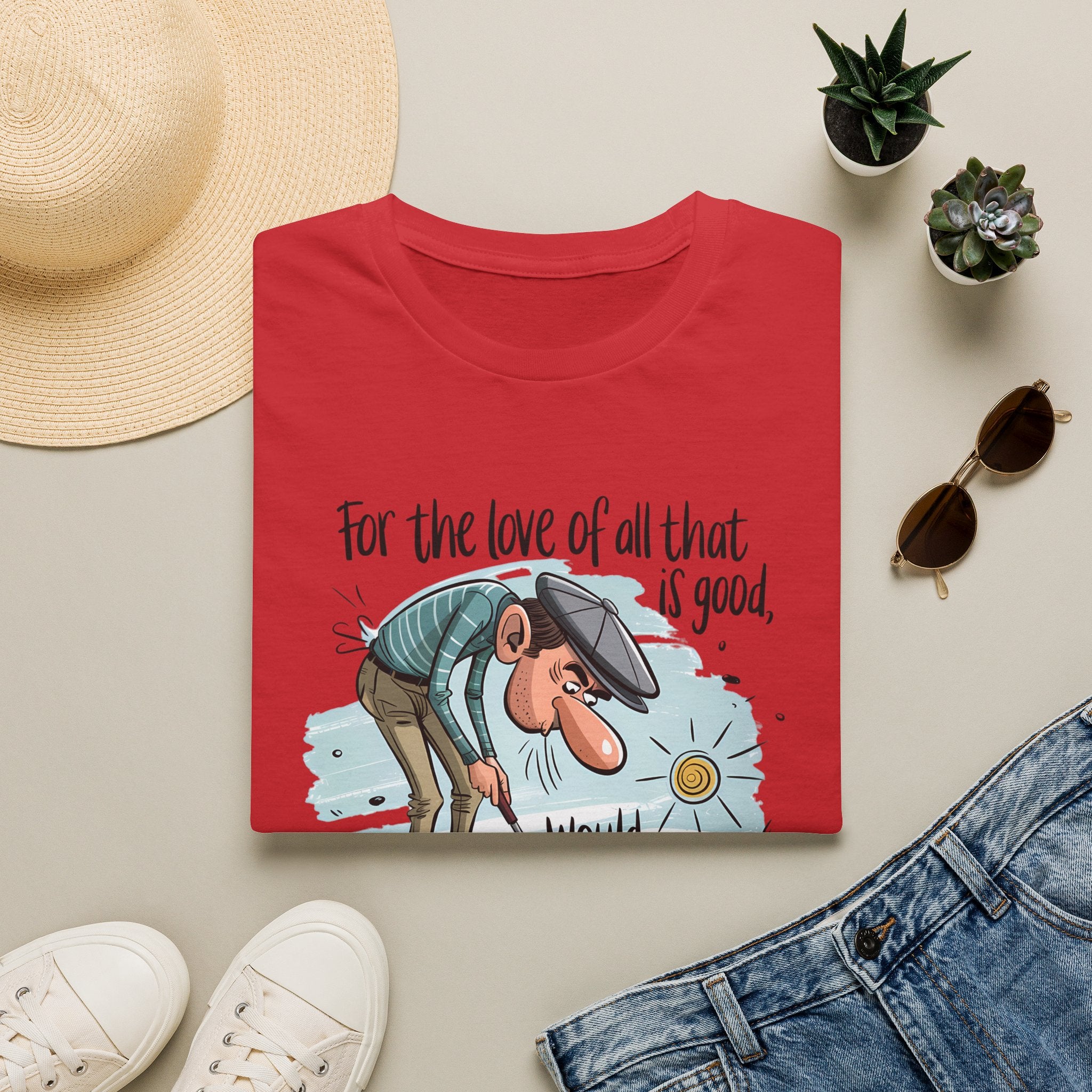 Funny Golfer Graphic Tee