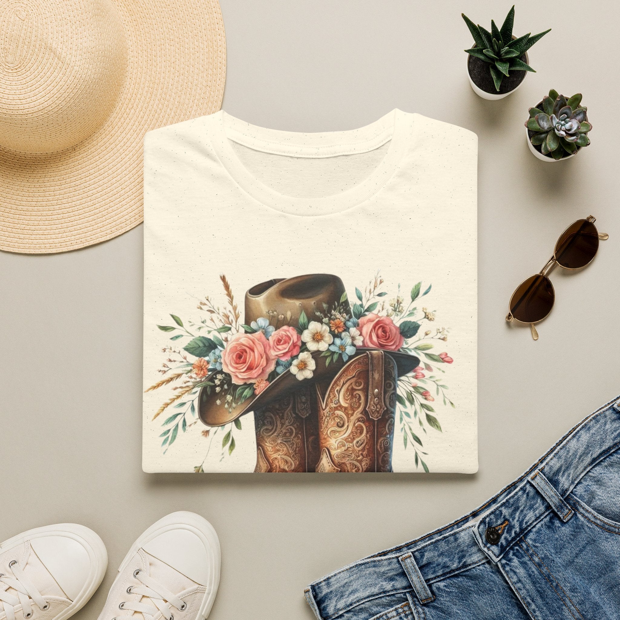 Western Floral Tee