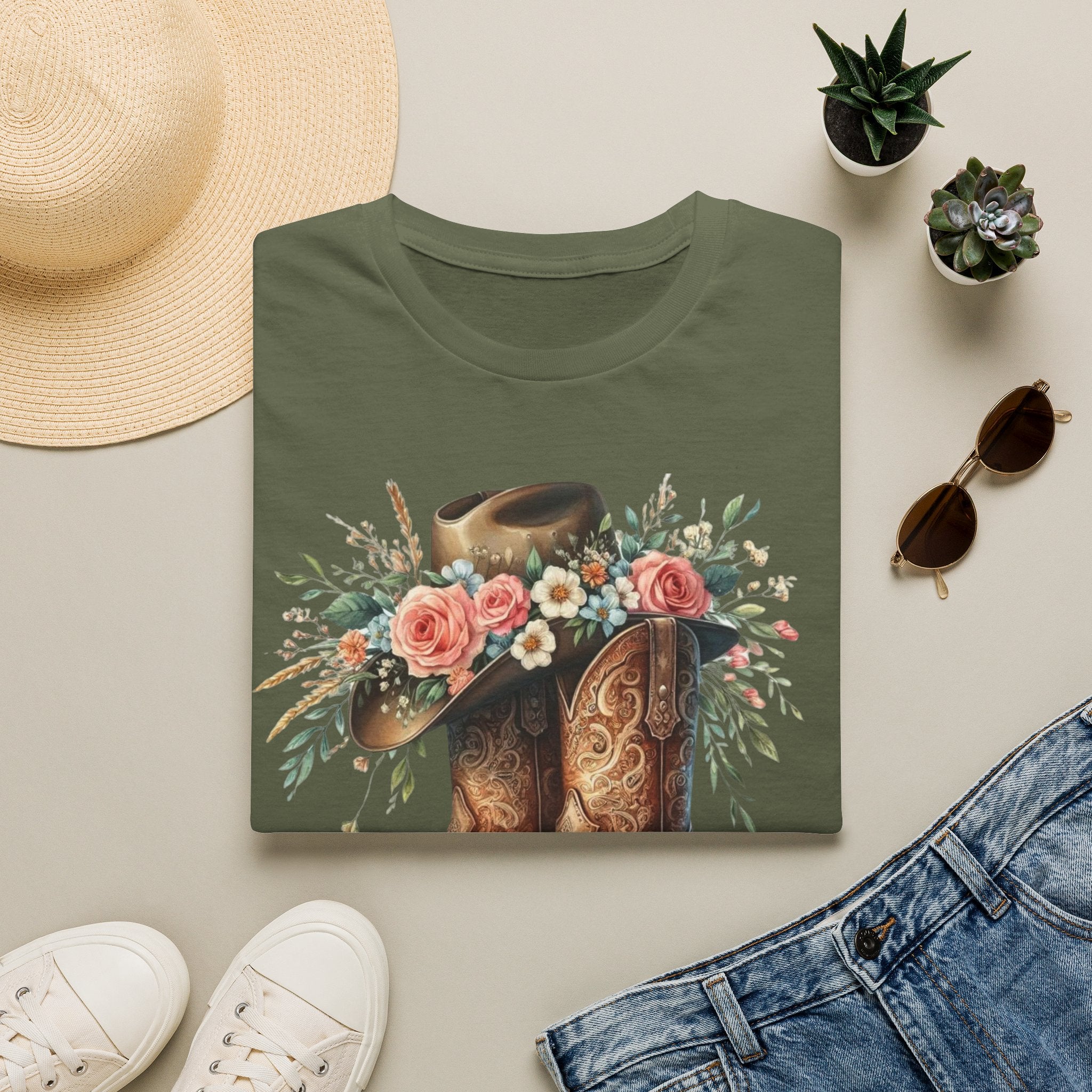 Western Floral Tee