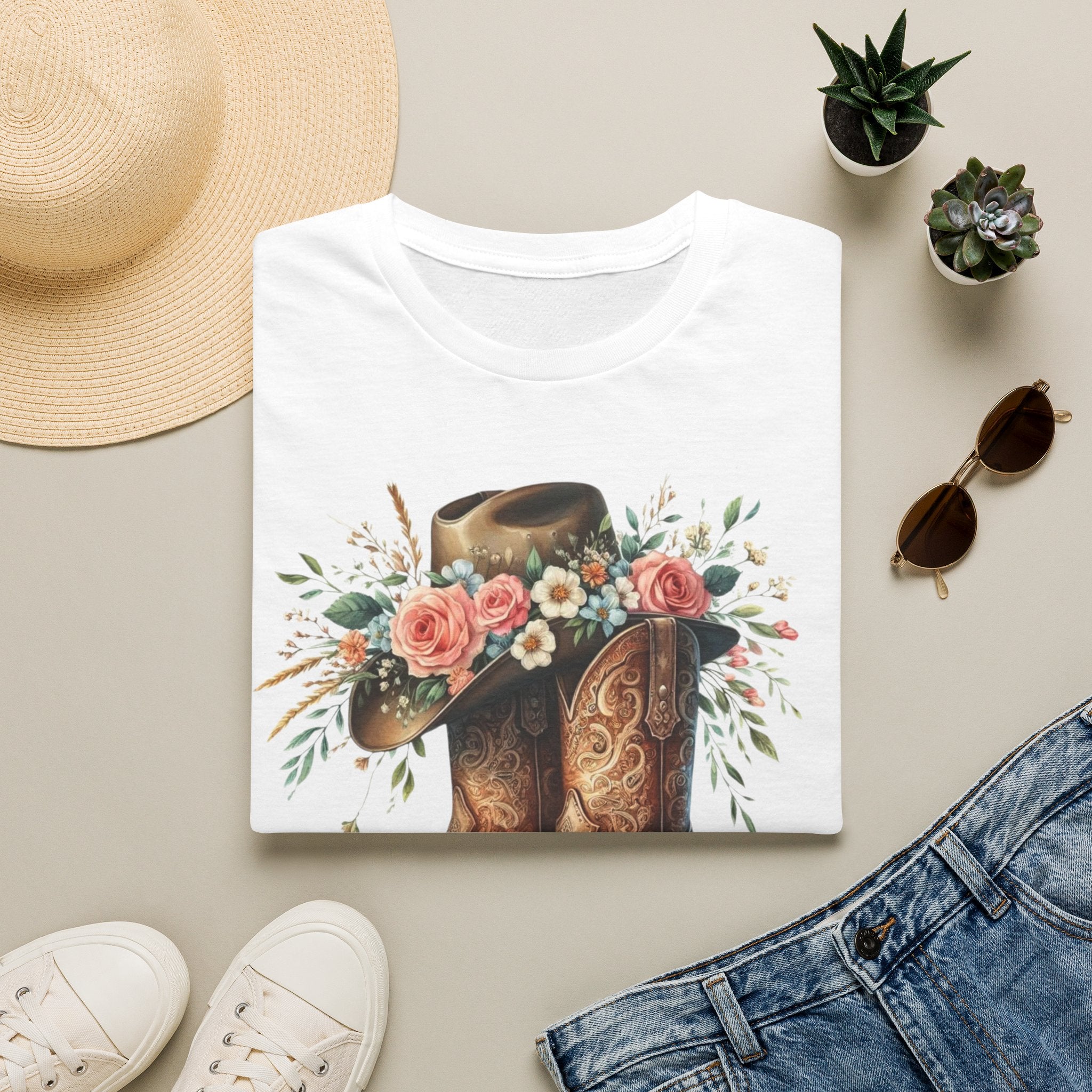 Western Floral Tee