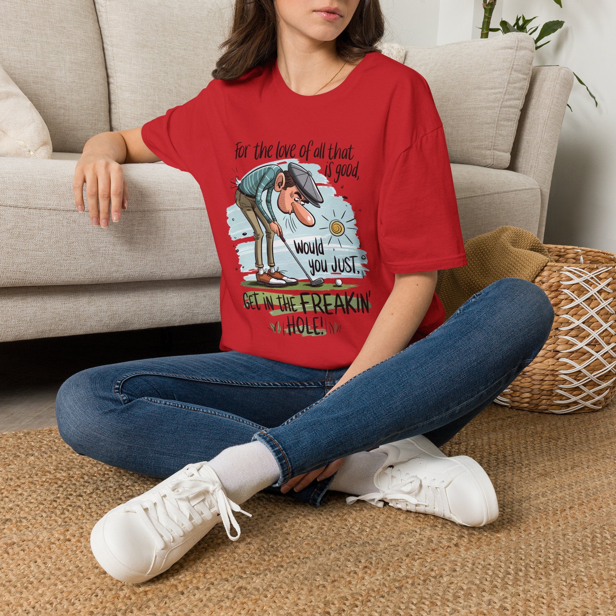 Funny Golfer Graphic Tee